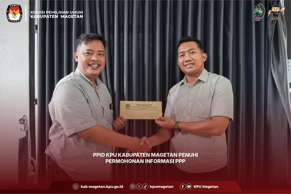 Penyerahan dokumen hasil permohonan informasi